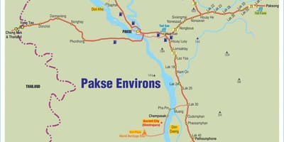 வரைபடம் pakse லாவோஸ்